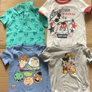 Disney Kids Tees lot - Mickey Mouse - Toy Story